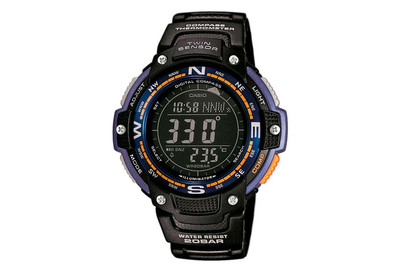 Японские наручные часы Casio Collection SGW-100-2B с хронографом